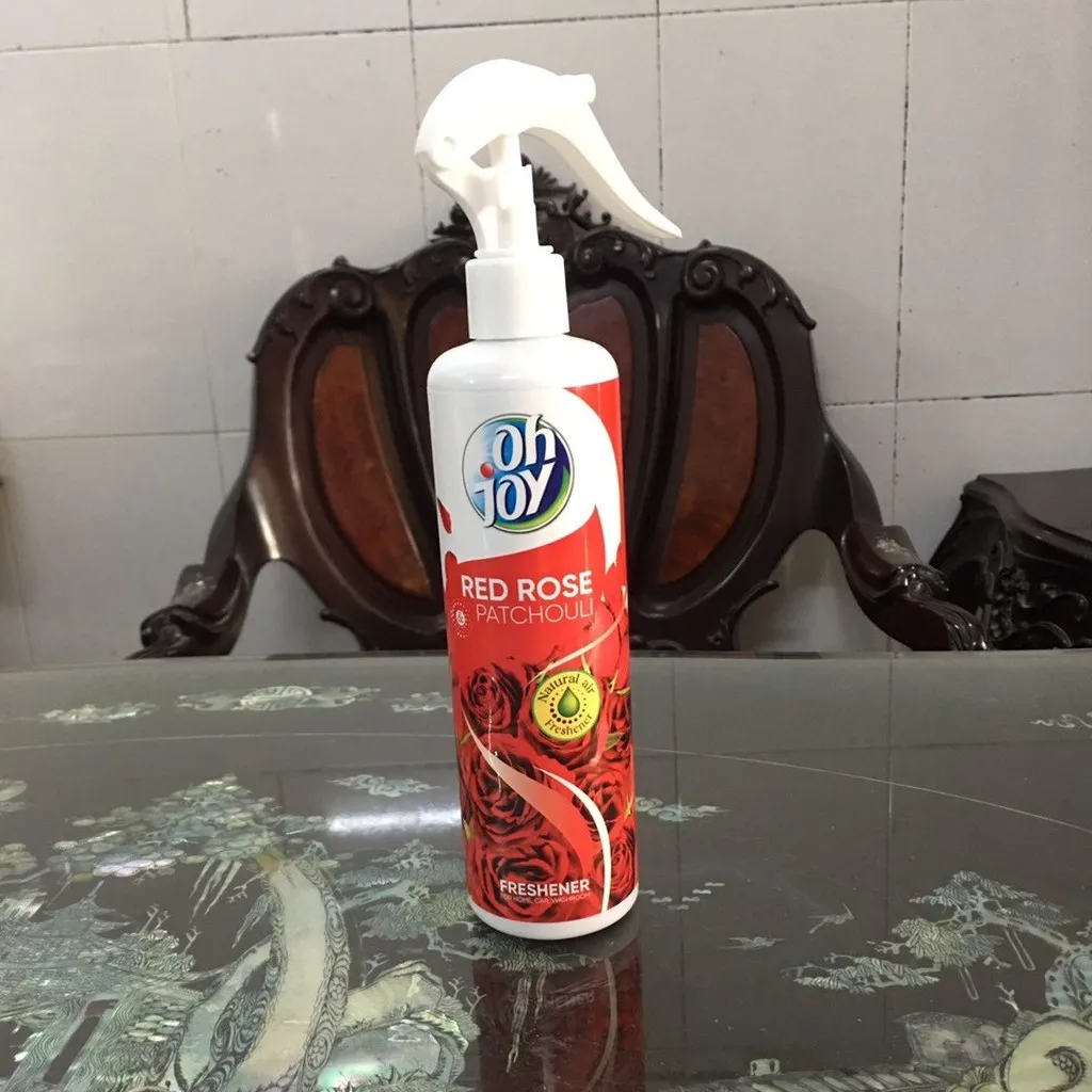 Xịt Thơm Phòng & Kháng Khuẩn Red Rose 300ml - Ohjoy