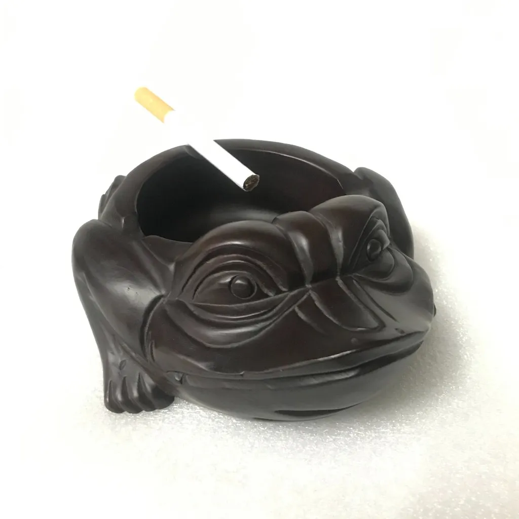 Gạt Tàn Thuốc Cóc Thiềm Thừ Gỗ Muồng Ttgttc038 - Tường Thuận
