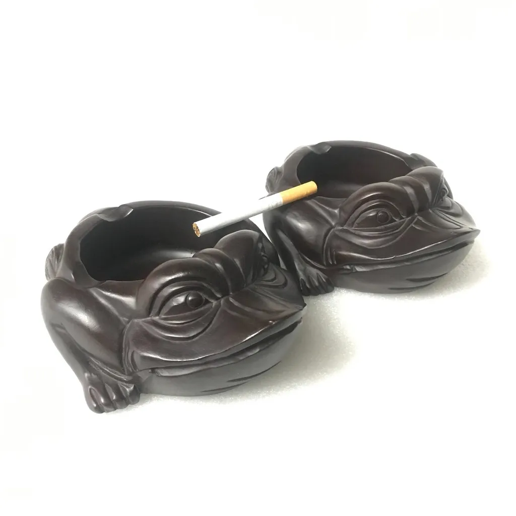 Alternative view of Gạt Tàn Thuốc Cóc Thiềm Thừ Gỗ Muồng Ttgttc038 - Tường Thuận