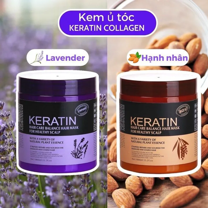Kem Ủ Tóc Keratin Collagen 1000ml - Su