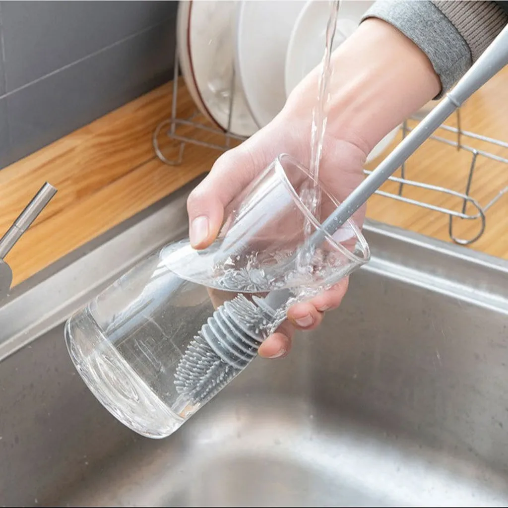 Alternative view of Cọ Silicon Vệ Sinh Ly/cốc Bình Sữa Cán Dài Loại Trung - Gdn
