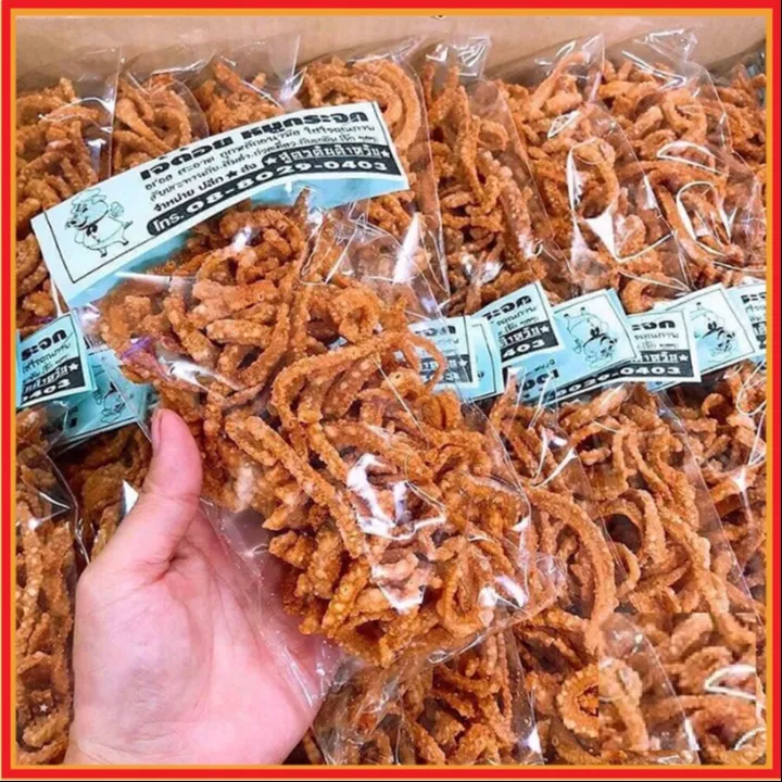 Combo 2 Gói Da Heo Sấy Dòn Thái Lan, Tóp Thái Lan 100g/gói Ctb416 - Bechip
