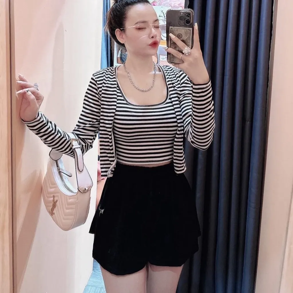 Alternative view of Set Bộ Thun Gân Đùi 3 Món - Lê Phương Boutique