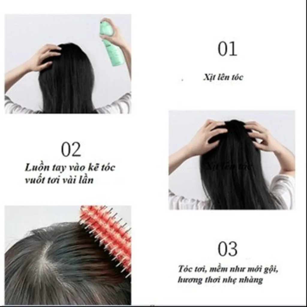 Alternative view of Dầu Gội Khô Dạng Xịt Spes Không Bết Dính, Phồng Tốc - Gdn