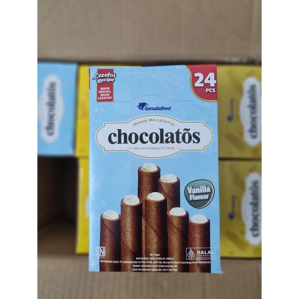 Alternative view of Bánh Quế Chocolatos 336gr (24 Thanh X14g) Nhập Khẩu Indonesia - Gdn
