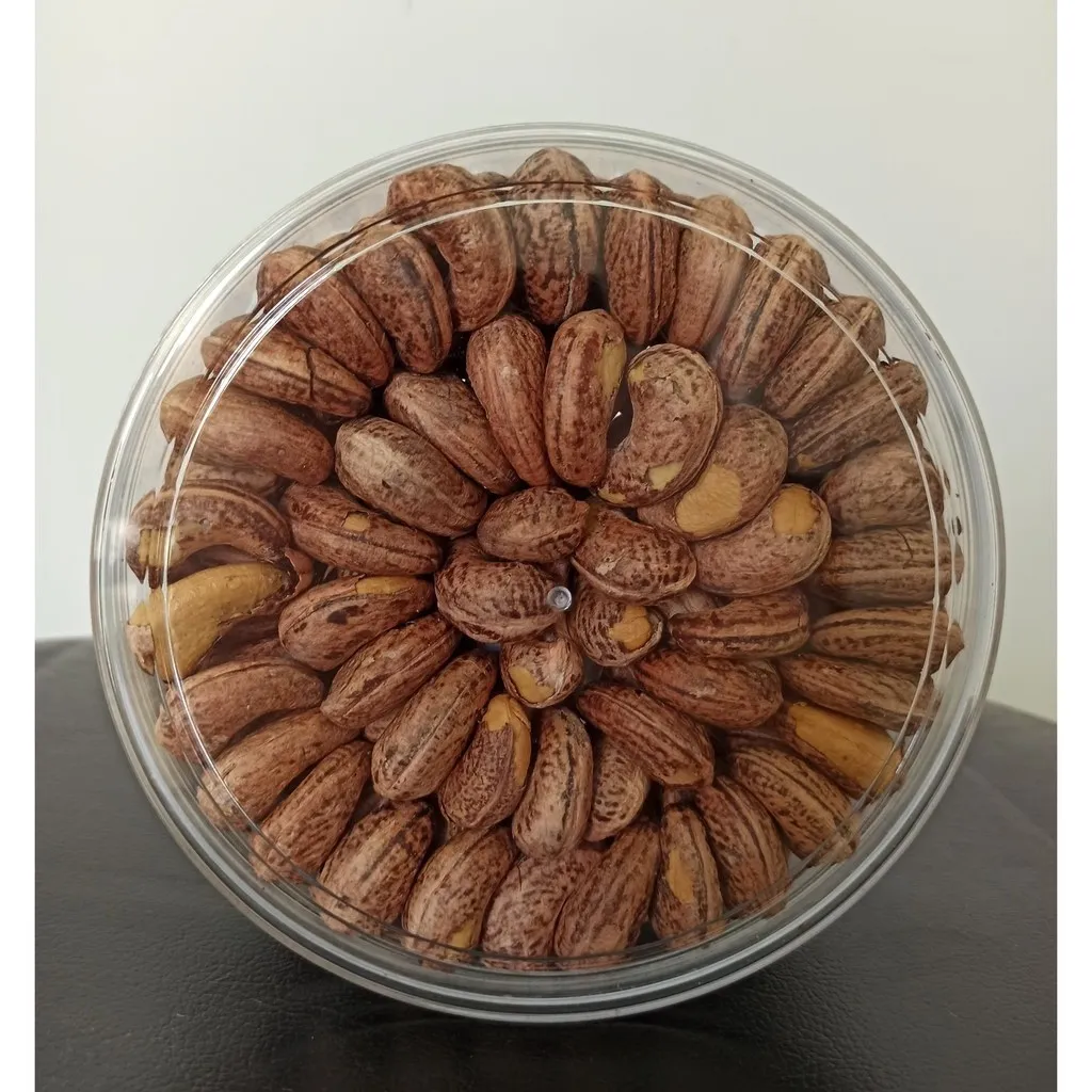 Hộp 500g Hạt Điều Cồ Rang Muối Nguyên Lụa Xếp Hoa Bình Phước Loại Ngon - Minh Ngọc