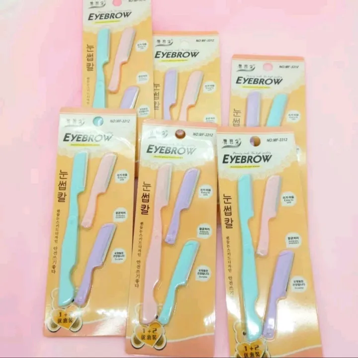 [bộ Sản Phẩm] Dao Cạo Tỉa Lông Mày Mini Eyebrow Hn0120 Siêu Tiện Dụng - Shop Mẹ Bống