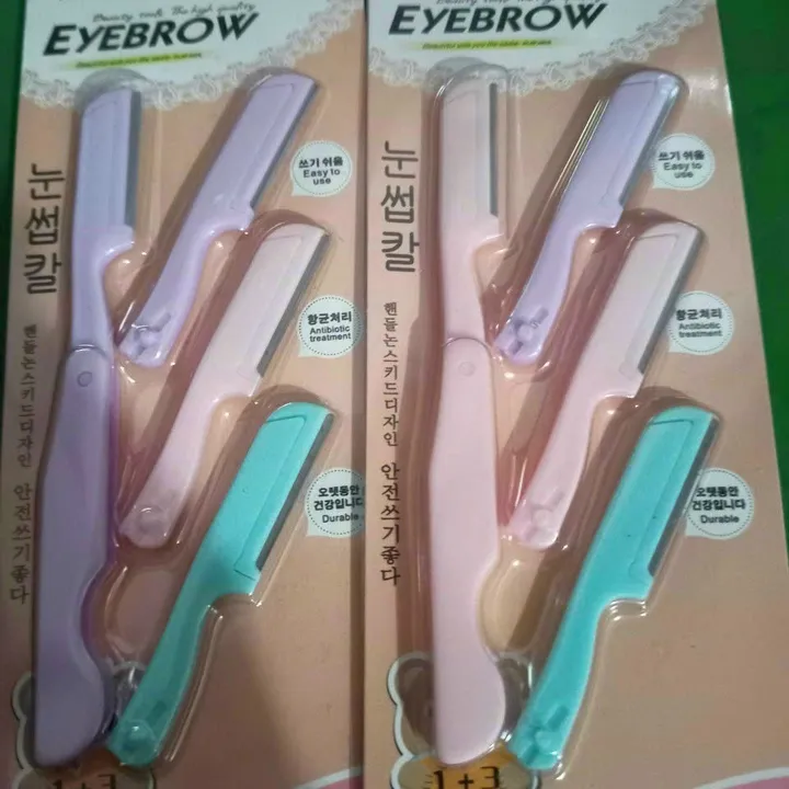 Alternative view of [bộ Sản Phẩm] Dao Cạo Tỉa Lông Mày Mini Eyebrow Hn0120 Siêu Tiện Dụng - Shop Mẹ Bống