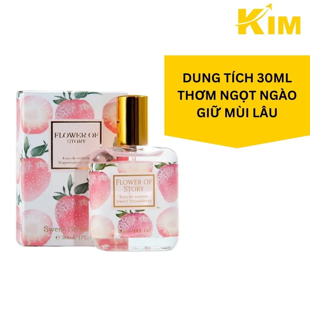 Xịt Thơm Toàn Thân Body Mist Flower Of Story Thơm Ngọt Ngào 30ml - Kim