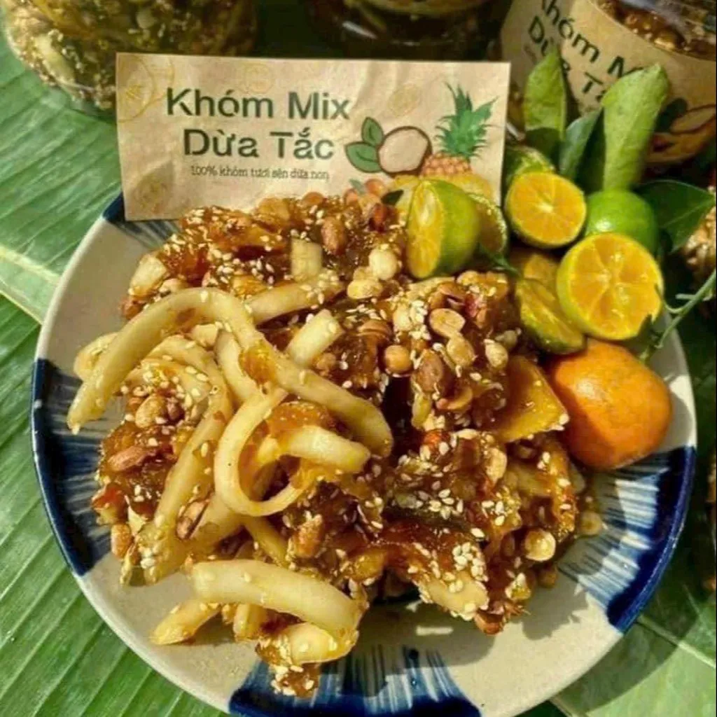 Khóm Mix Dừa Tắc, Đặc Sản Quê Nhà Gởi Khách Gần Xa 500g - Winnie House