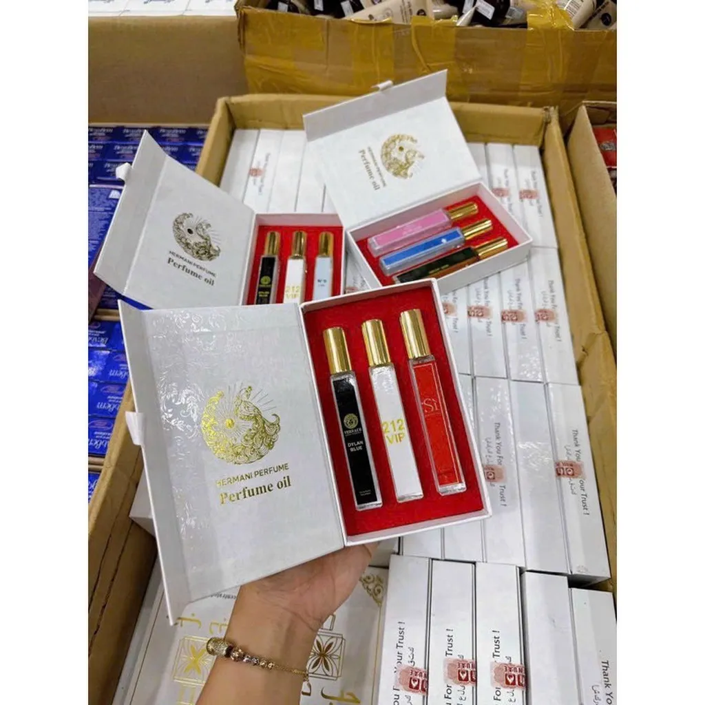 Set 3 Chai Nước Hoa Nam, Nữ Mini Dubai 12ml Hộp Sang Trọng - Be Yoursefl