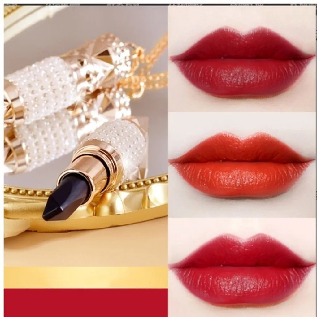 Son 3 Màu Nữ Vương Siêu Lì Dưỡng Ẩm Mịn Môi Bền Màu Lâu Trôi Son 3 Trong 1 - Be Yourself