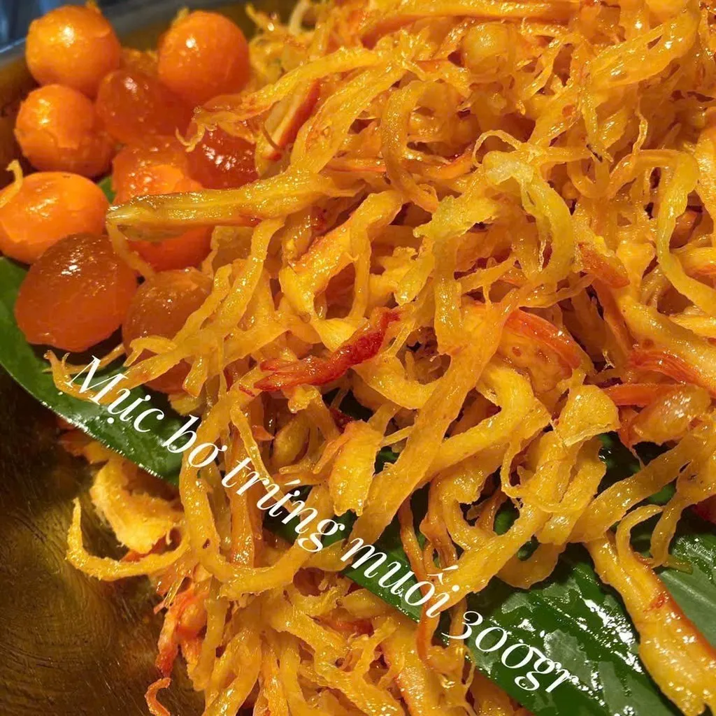 Mực Bơ Trứng Muối, Ngon Đến Từng Sợi Cuối Cùng 300g - Winnie House