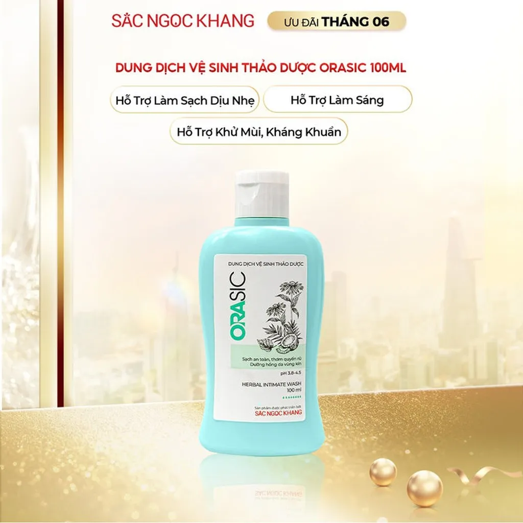 Alternative view of Dung Dịch Vệ Sinh Thảo Dược Orasic 100ml - Sắc Ngọc Khang
