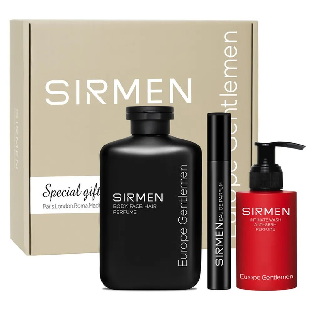Giftbox Combo Manchester Europe Gồm Sữa Tắm 350g, Nước Hoa Nam 10ml Và Dung Dịch Vệ Sinh Nam 100g - Sirmen