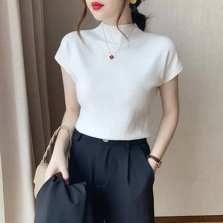 Alternative view of Áo Len Vai Hến Cổ Cao 3cm Chất Lên Mềm Min, Nhiều Màu Giúp Bạn Thoải Mái Lựa Chọn Slcxa60 - Chipxinhxk