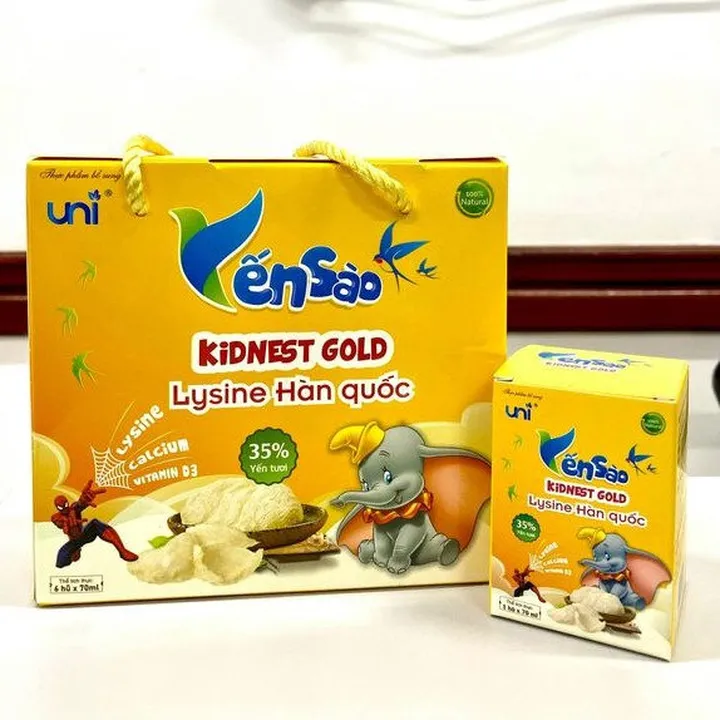 Alternative view of 1hũ Yến Sào Uni Kidnest Gold 36% Yến-uni Pharma