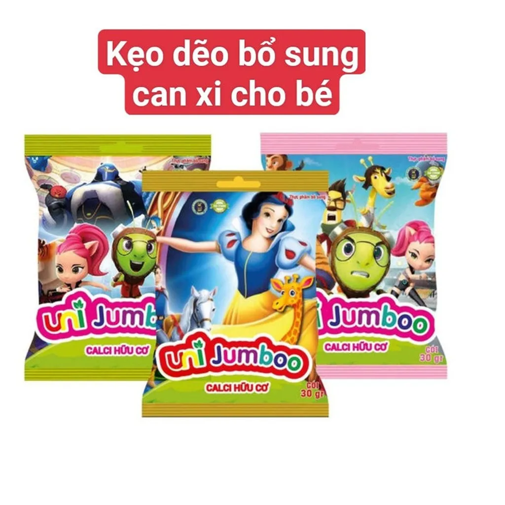 Alternative view of Kẹo Dẻo Bổ Sung Canxi Jumboo Hữu Cơ Hỗ Trợ Tiêu Hóa - Uni Pharma