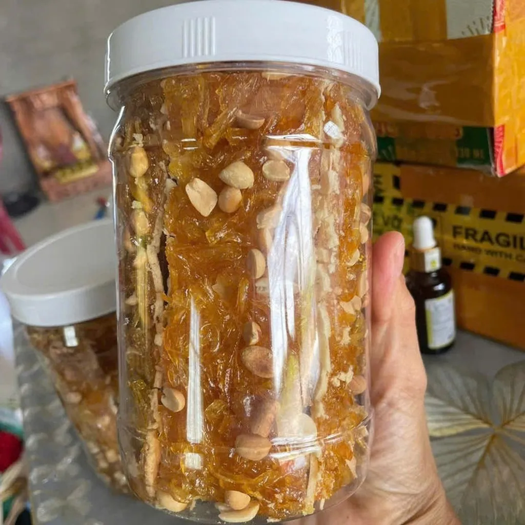 Mứt Xoài Tứ Quý 450g Chua Nhẹ Ngọt Vừa- Vựa Khô Bến Tre