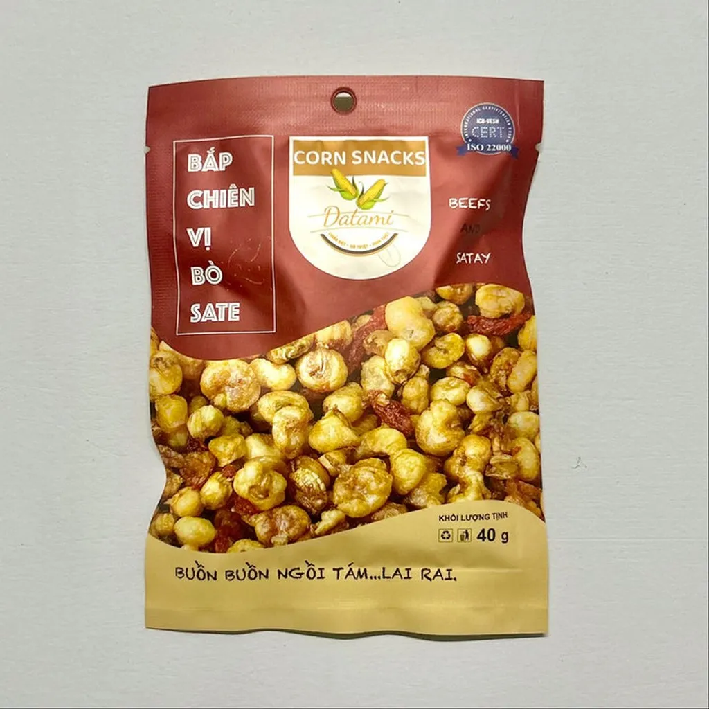 [combo 12 Phổ Biến] Bắp Chiên Giòn Tẩm Gia Vị 40g - Datami