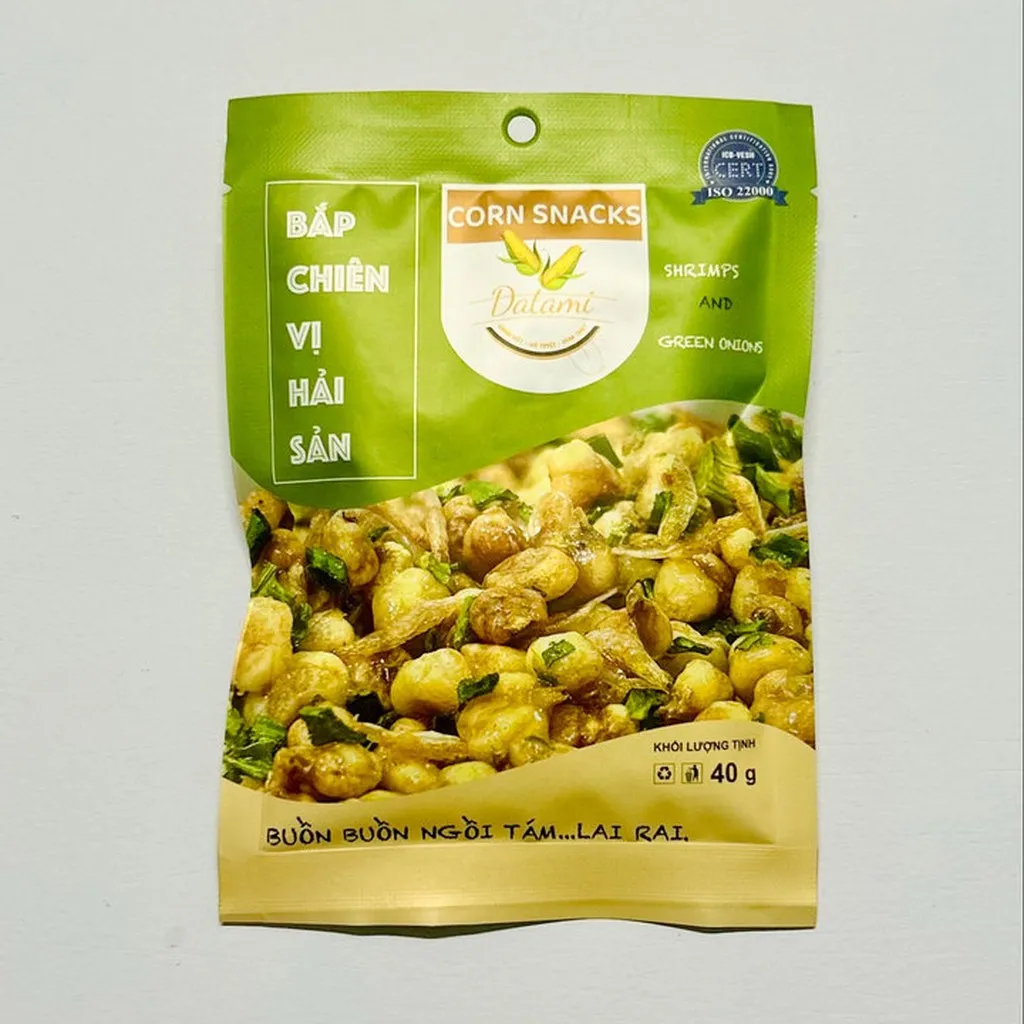 Alternative view of [combo 12 Phổ Biến] Bắp Chiên Giòn Tẩm Gia Vị 40g - Datami