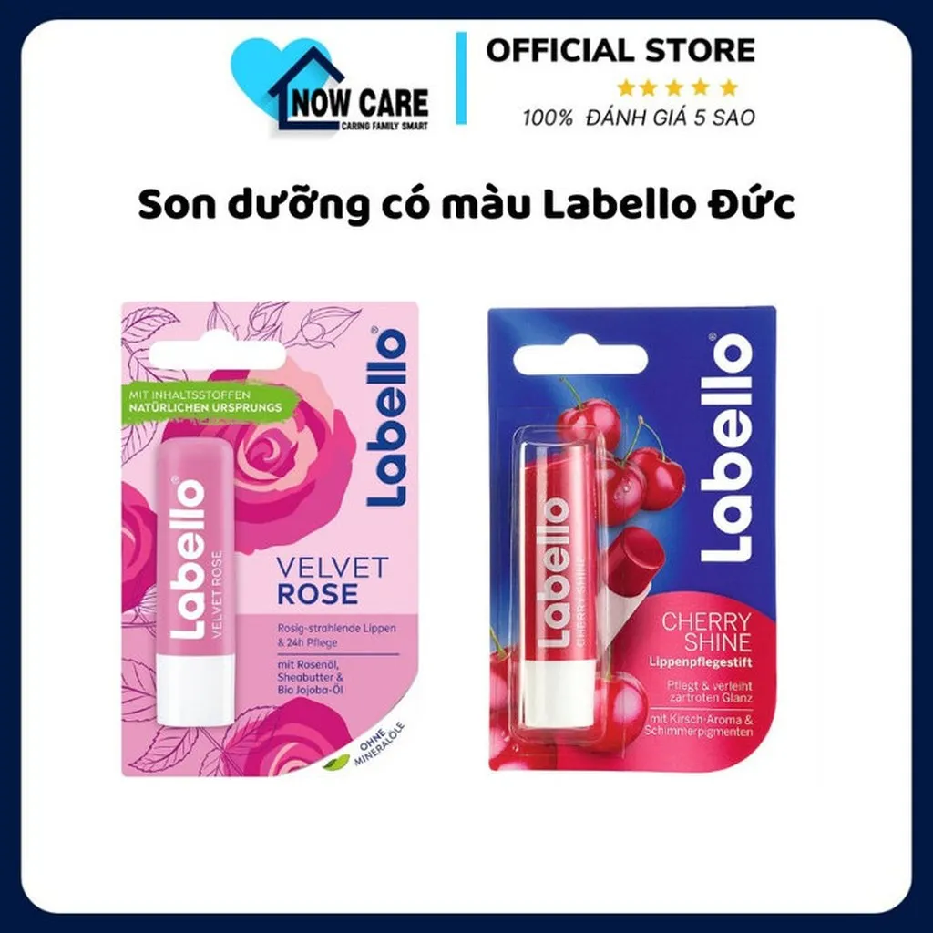 Son Dưỡng Môi Có Màu Nội Địa Đức - Labello