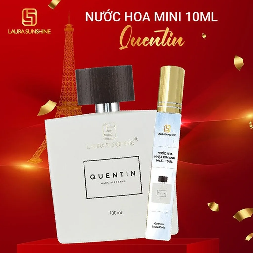 Alternative view of Laura Sunshine- Nước Hoa Nam Quentin Laura Paris No5 10ml