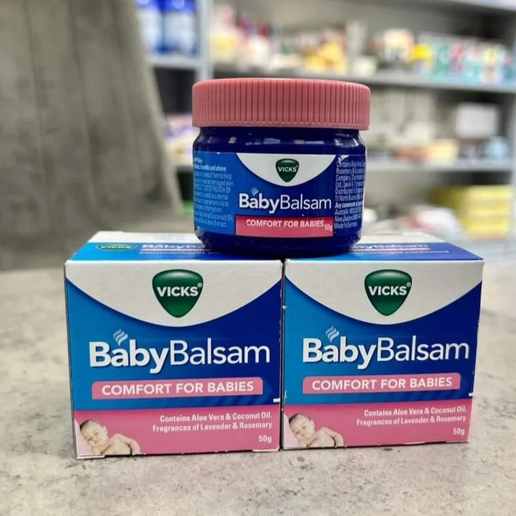 Alternative view of Kem Bôi Ấm Ngực Phòng Ngừa Gió, Ho Cảm Baby Balsam - Vicks
