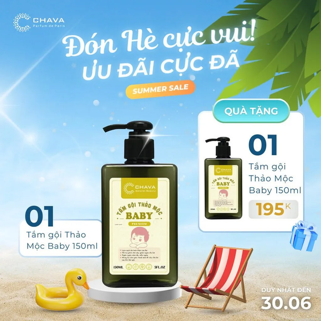 Tắm Gội Thảo Mộc Baby - Chava