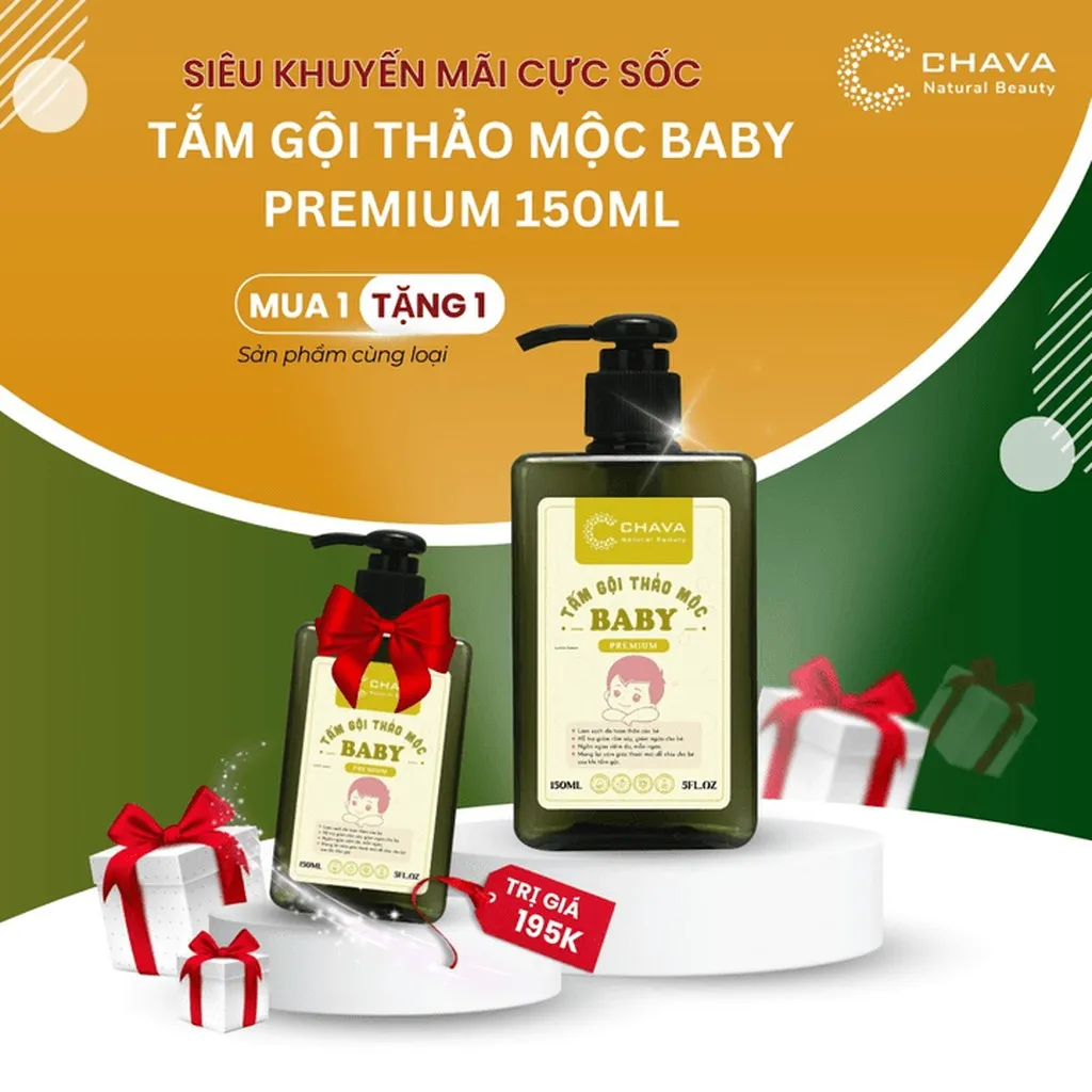 Alternative view of Tắm Gội Thảo Mộc Baby - Chava