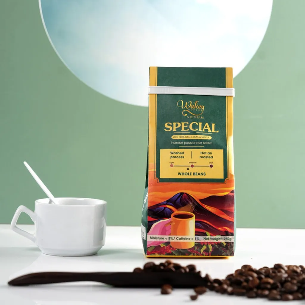 Cà Phê Hạt Rang 70% Robusta + 30% Arabica
