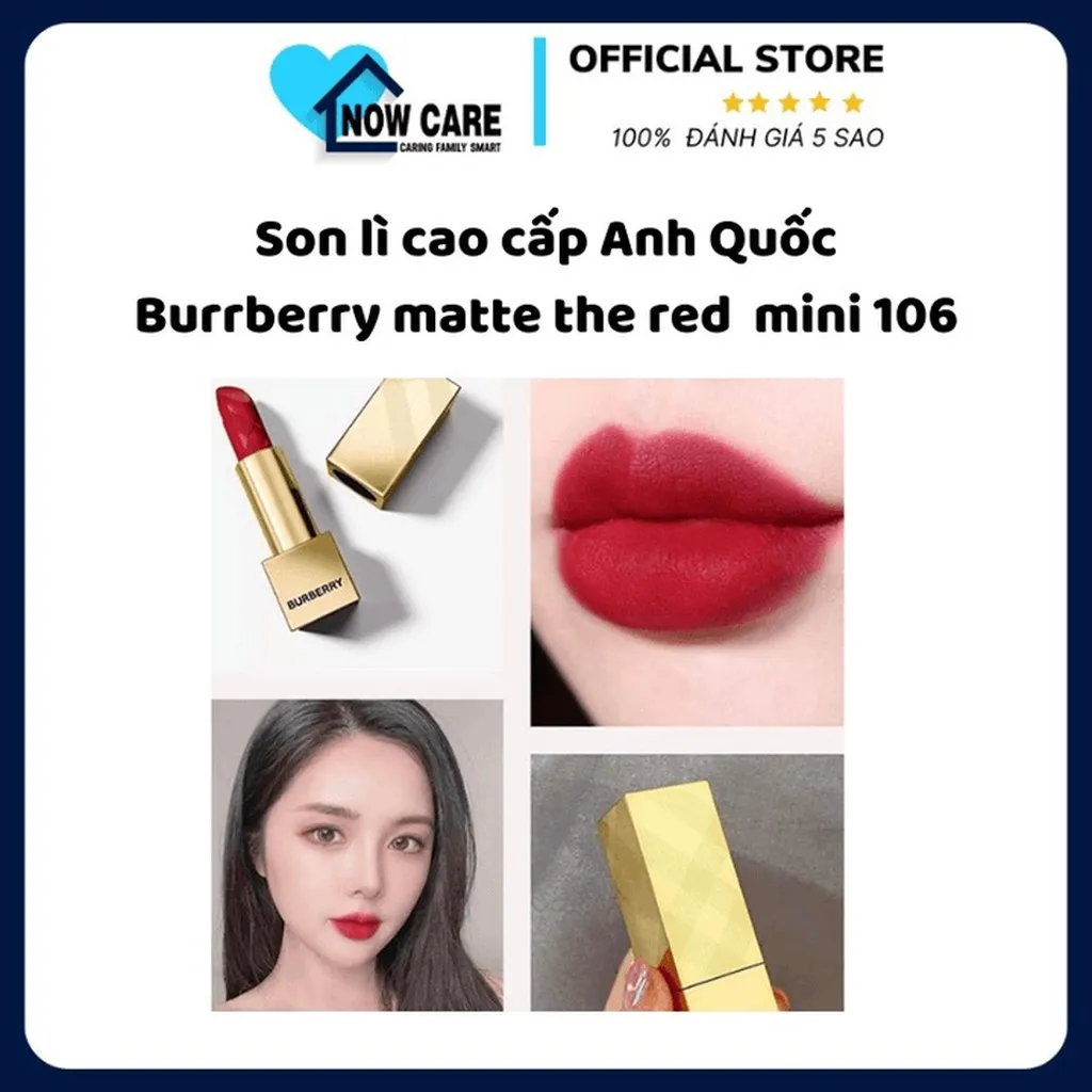 Son Lì Siêu Mịn Mượt Cao Cấp Anh Quốc - Burberry