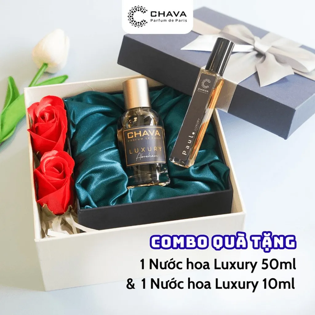[combo Quà Tặng] 1 Nước Hoa Luxury 50ml + 1 Nước Hoa Luxury 10ml - Chava