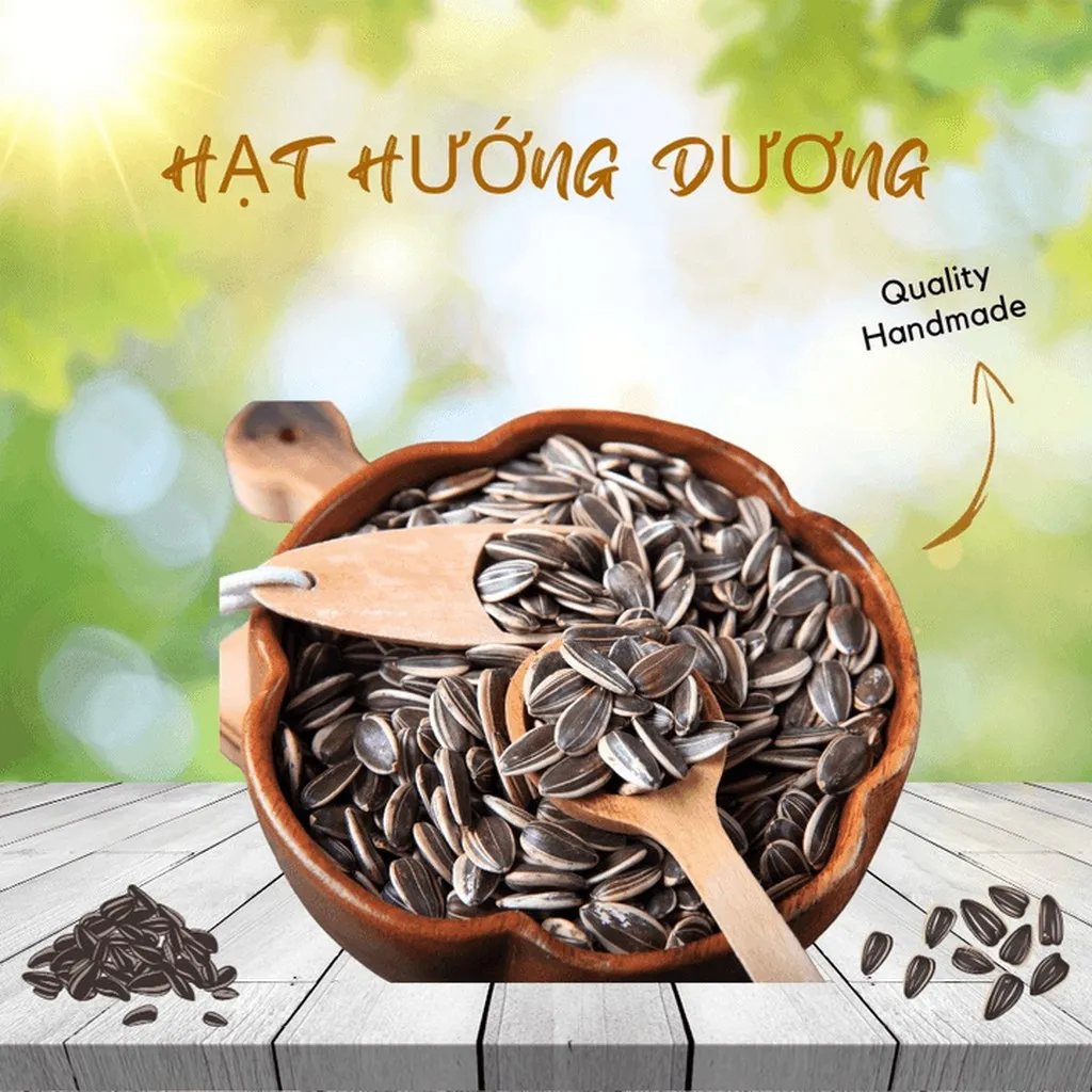 Hạt Hướng Dương Rang Củi Chuẩn Loại Ngon 350g - Winnie House