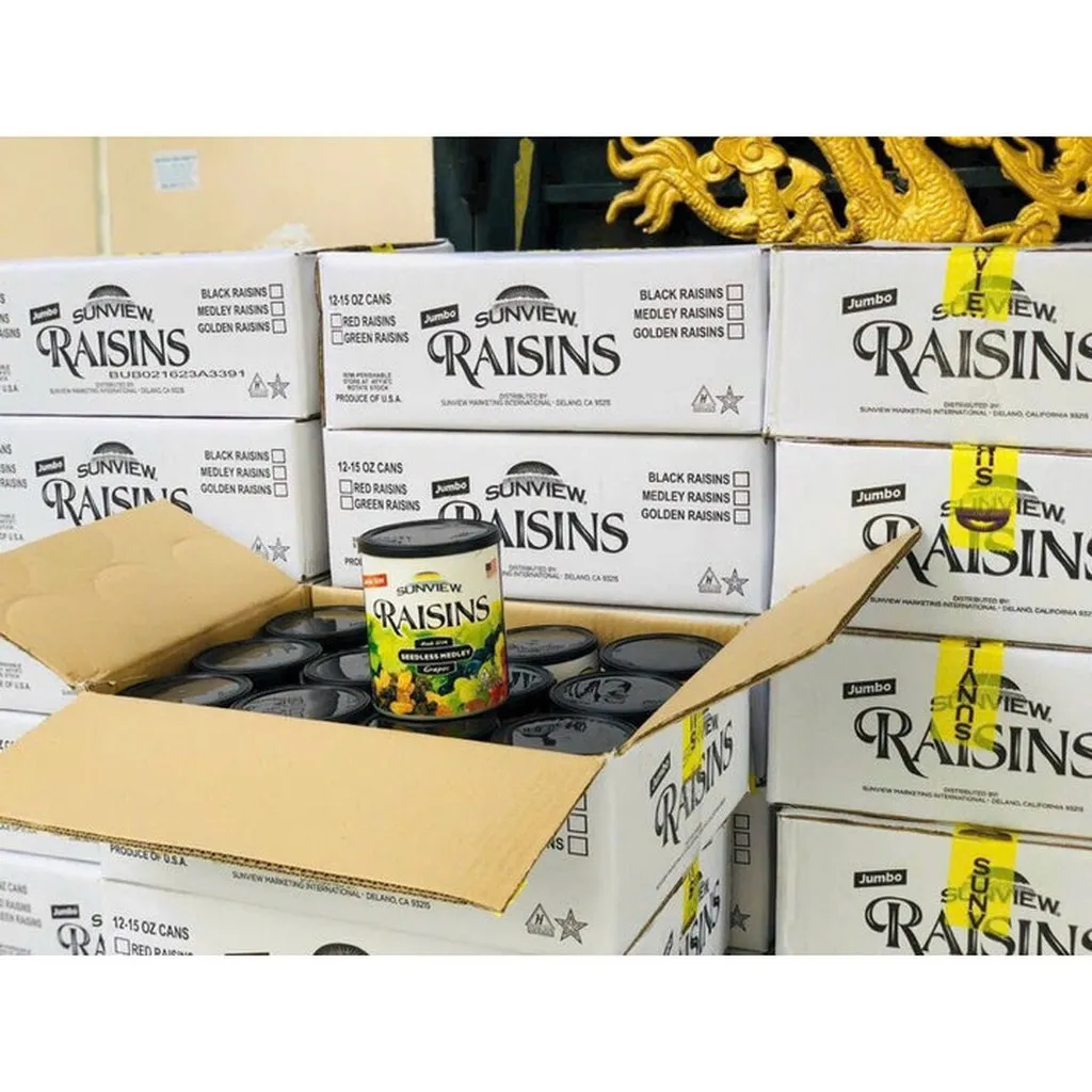 Alternative view of Nho Raisin Mix 3 Màu Hũ 425gram Hàng Auth - Gdn