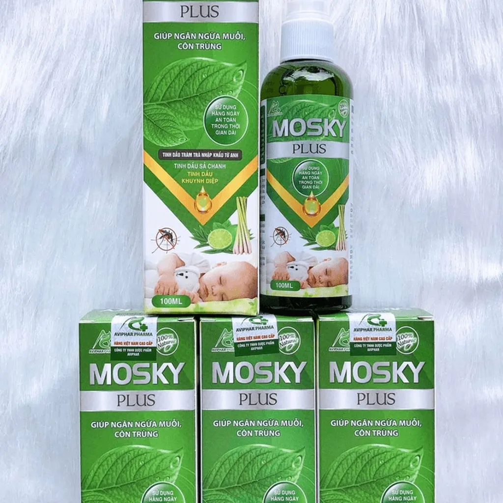 Alternative view of Xịt Muỗi Thảo Dược Mosky Plus 100ml- Dược Aviphar