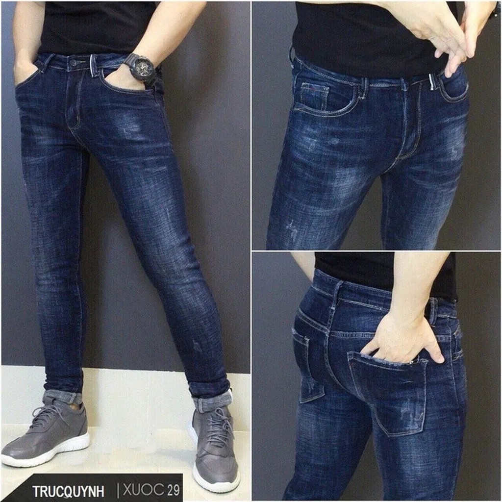 Alternative view of Quần Jean Nam Cao Cấp Jean Co Dãn 4 Chiều Cực Đẹp Form Dáng Skinny Chuẩn - Kim