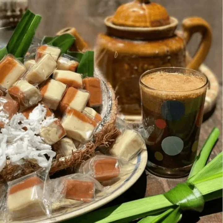 Alternative view of Kẹo Dừa Sáp Cà Phê Muối Thơm Ngon, Béo Ngậy 500g Ctb551 - Bechip
