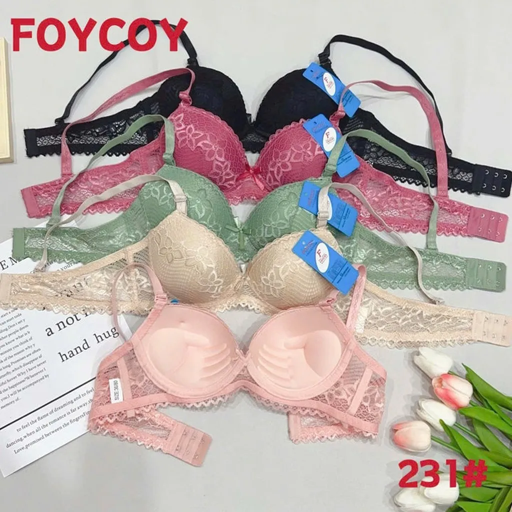Alternative view of Áo Lót Ren Không Gọng Đệm Bàn Tay Nâng Ngực - Dâu Shop