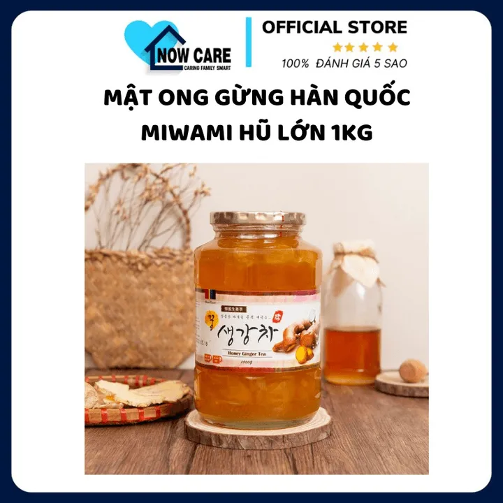 Mật Ong Gừng Hàn Quốc Hũ 1kg - Miwami