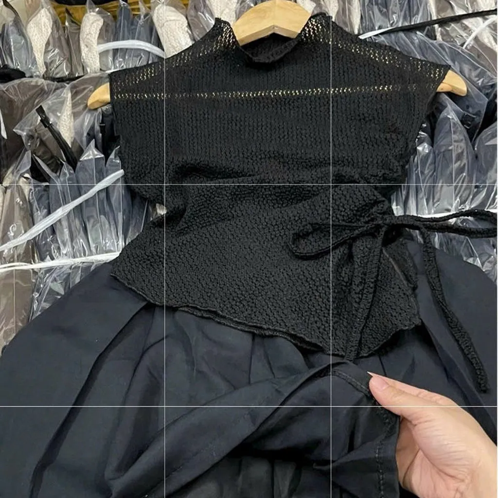 Alternative view of Áo Kiểu Len Lưới Rút Eo Xinh - Lê Phương Boutique