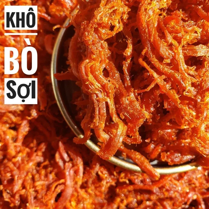 Khô Bò Sợi Lớn Loại Ngon Dai Tuyệt Đỉnh 250g - Winnie House