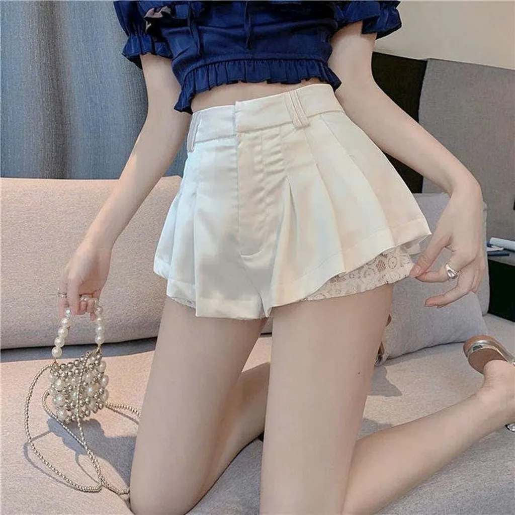 Quần Sort Tuyết Mưa Phối Ren Xinh Xắn Dễ Thương - Lê Phương Boutique