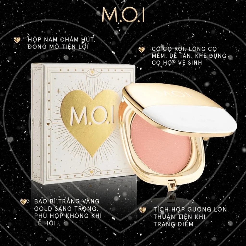 M.o.i-phấn Má Hồng Phiên Bản Mùa Lễ Hội - Tone 04 Sweet Baby Rose