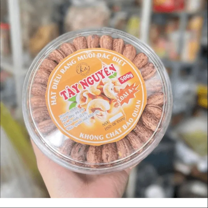 Alternative view of Hạt Điều Rang Muối Xếp Hoa 500g Ctb589 - Bechip