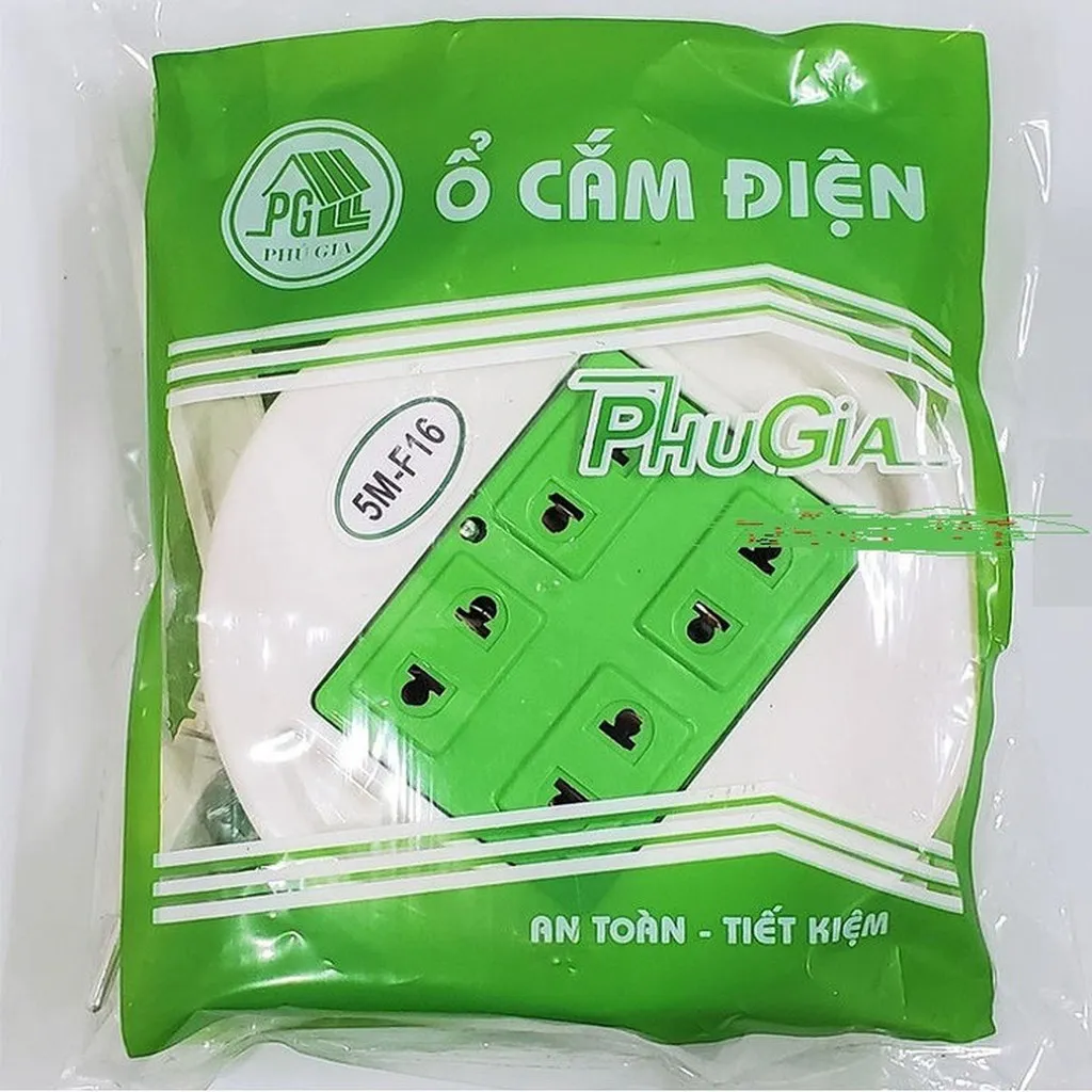 Ổ Điện Xoay 4 Lổ Cắm F16 Dài 5m - Gdn