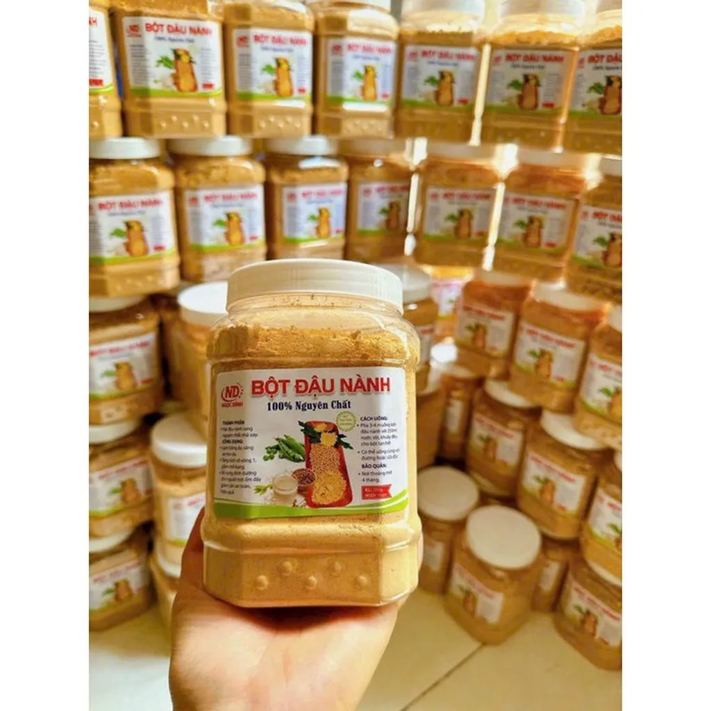 Alternative view of Bột Đậu Nành Rang Xay Nguyên Chất Hũ 500g - Gdn