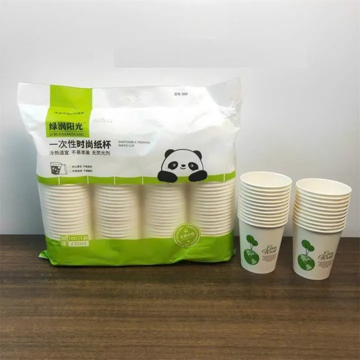 Set 50 Cốc Ly Giấy Gấu 235ml - Gdn