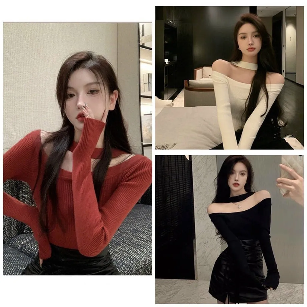 Sale Sốc 50% Áo Kiểu Quàng Cổ Thun Gân Xin - Lê Phương Boutique