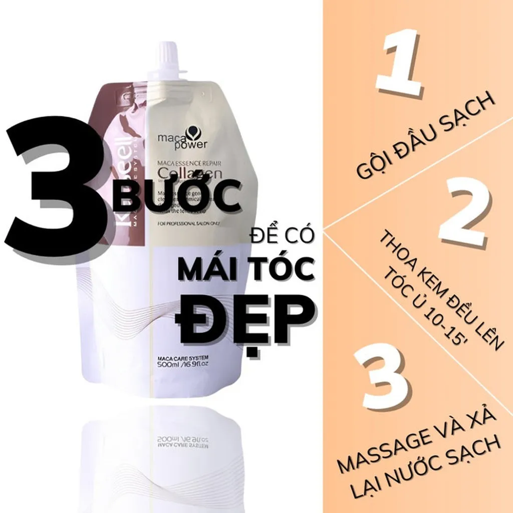 Alternative view of Hấp Dầu Phục Hồi Tóc Hư Tổn Karseell 500ml - Gdn